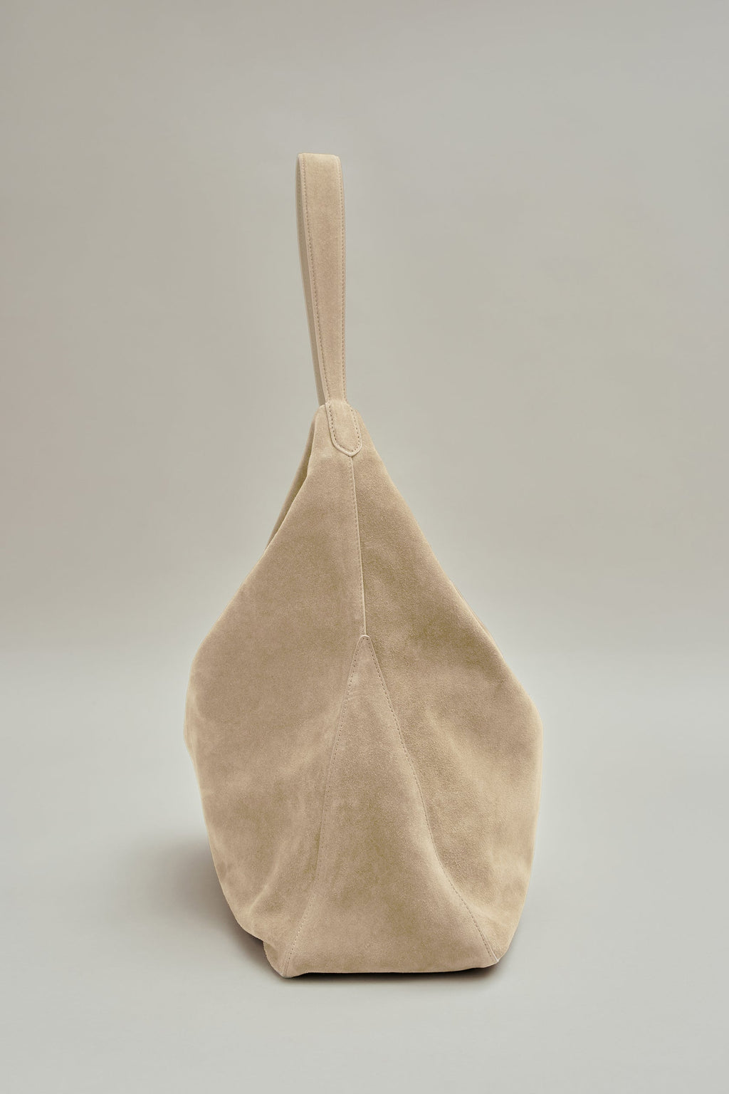 Large slouchy suede hobo bag