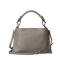 Soft leather convertible top-handle/crossbody bag