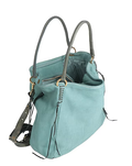 Maxi leather tote bag